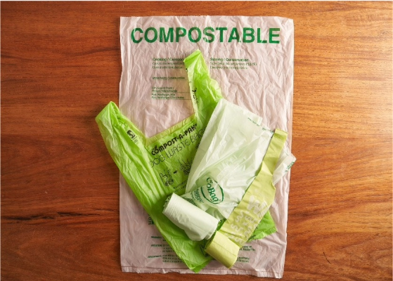 Oxo-degradable plastic bag